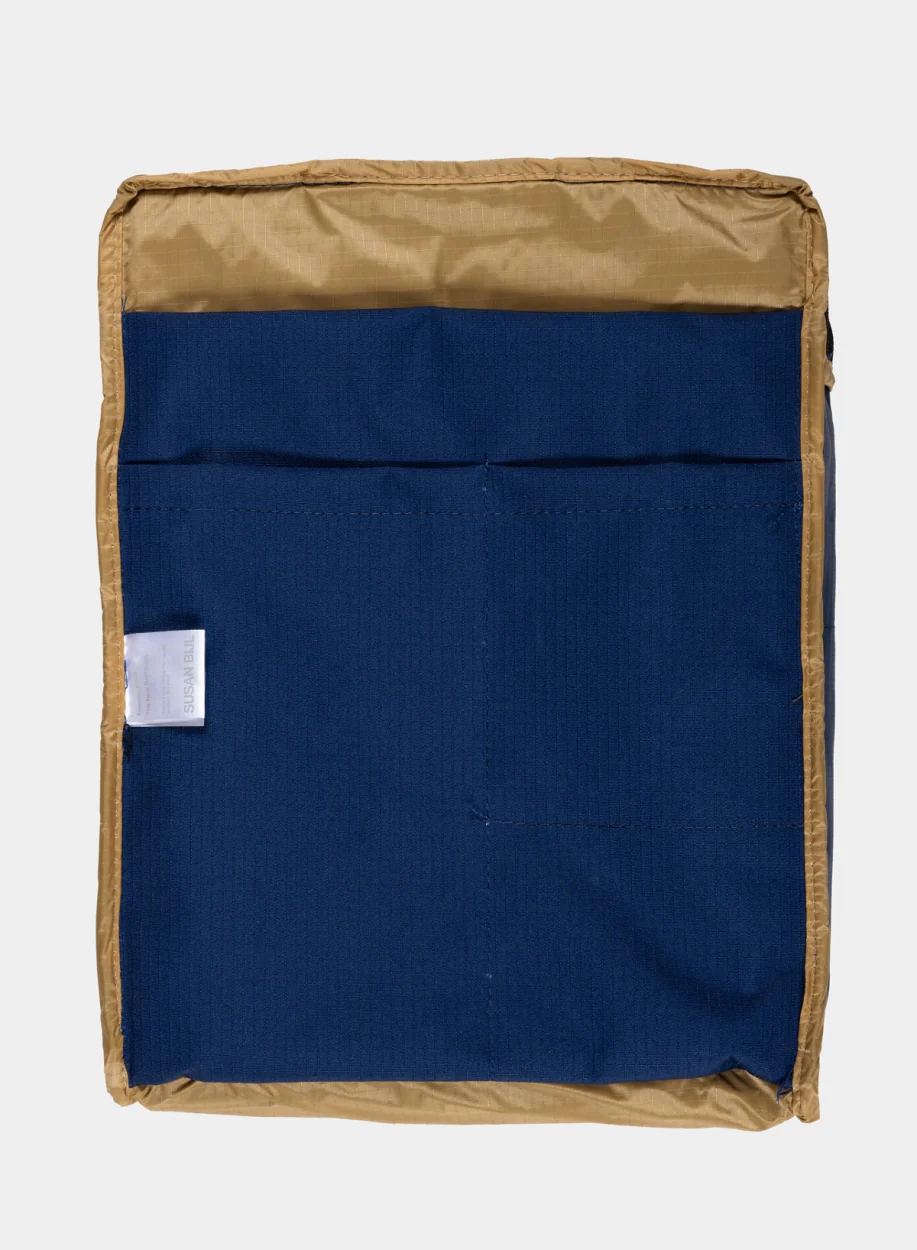 The New Backpack Navy & Camel - Image 5