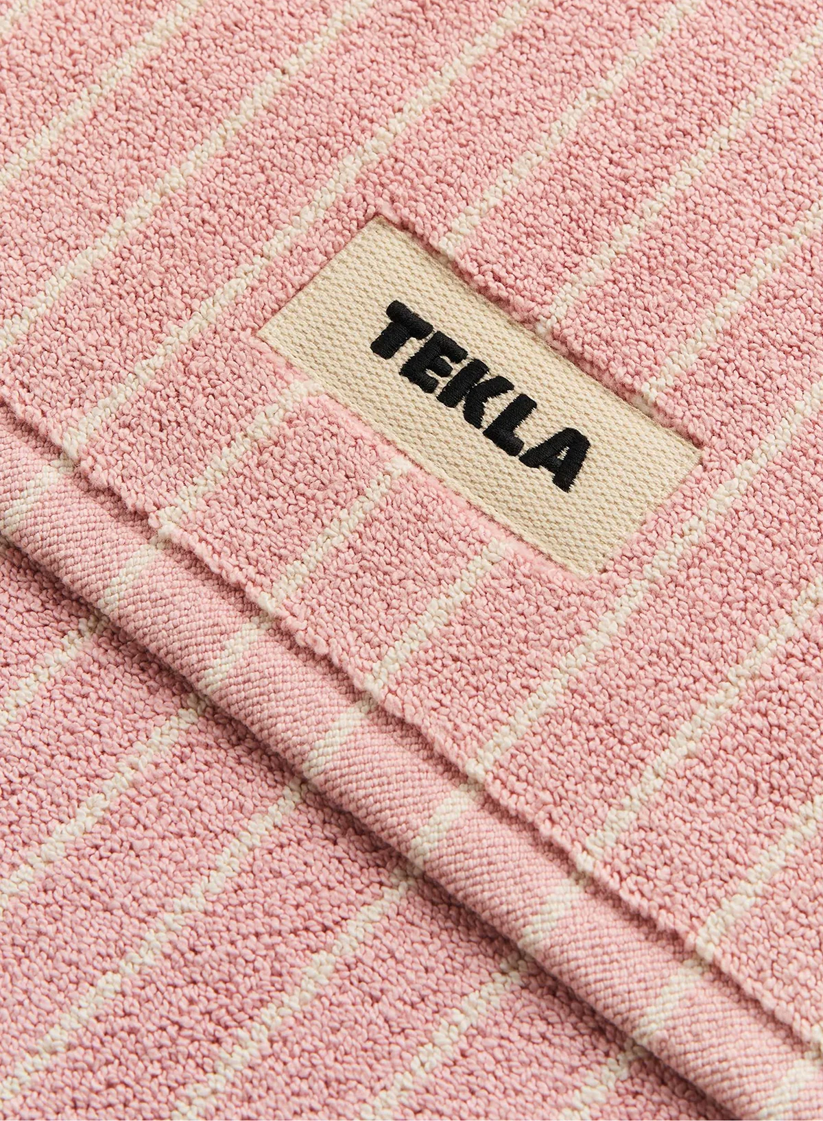 Bath Mat, Shaded Pink Stripes - Tekla - Image 2