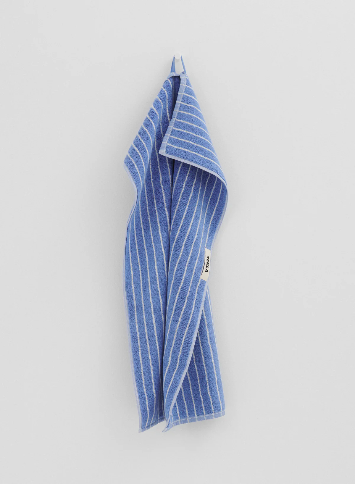 Bath Towel, Clear Blue Stripes - Tekla