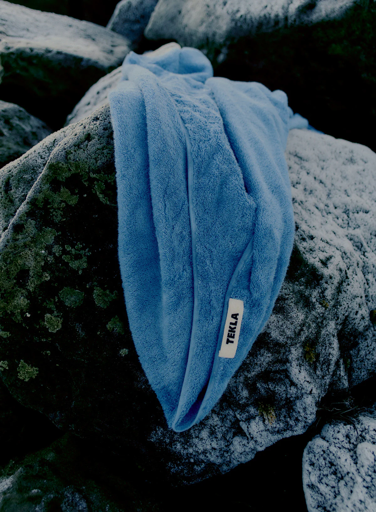 Bath Towel, Clear Blue - Tekla - Image 3