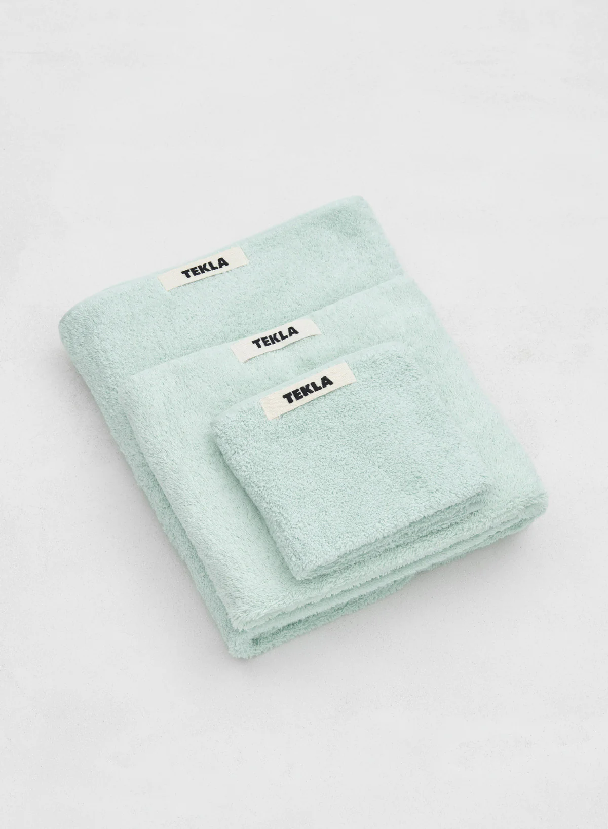 Bath Towel, Mint - Tekla - Image 3