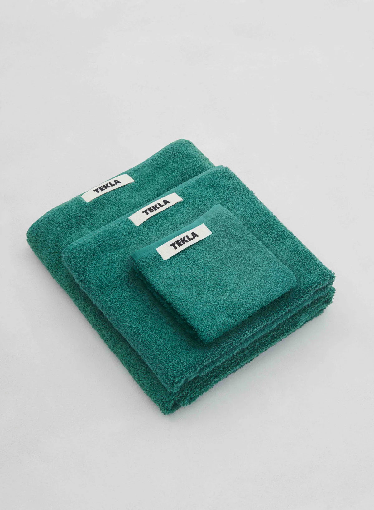 Bath Towel, Teal Green - Tekla - Image 3