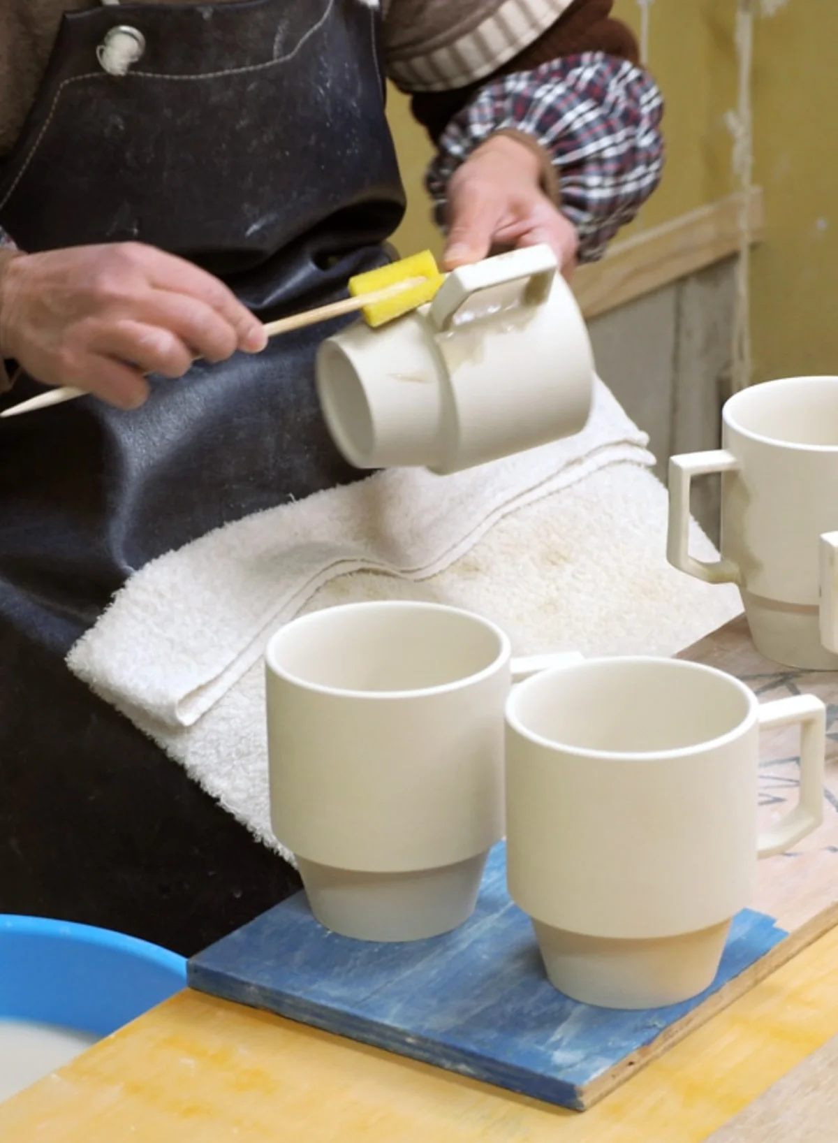Blockmug, Navy - Hasami - Image 4