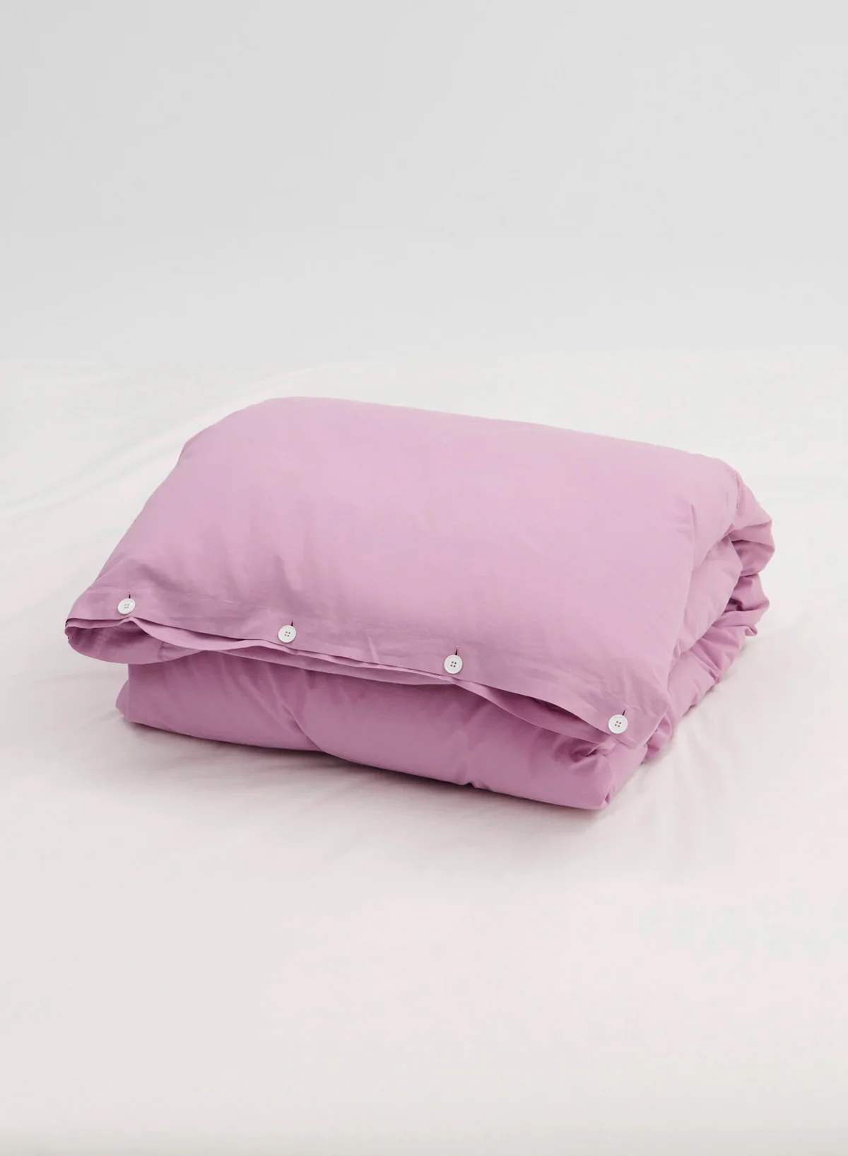 Double Duvet Cover - Mallow Pink, 240x220 - Tekla