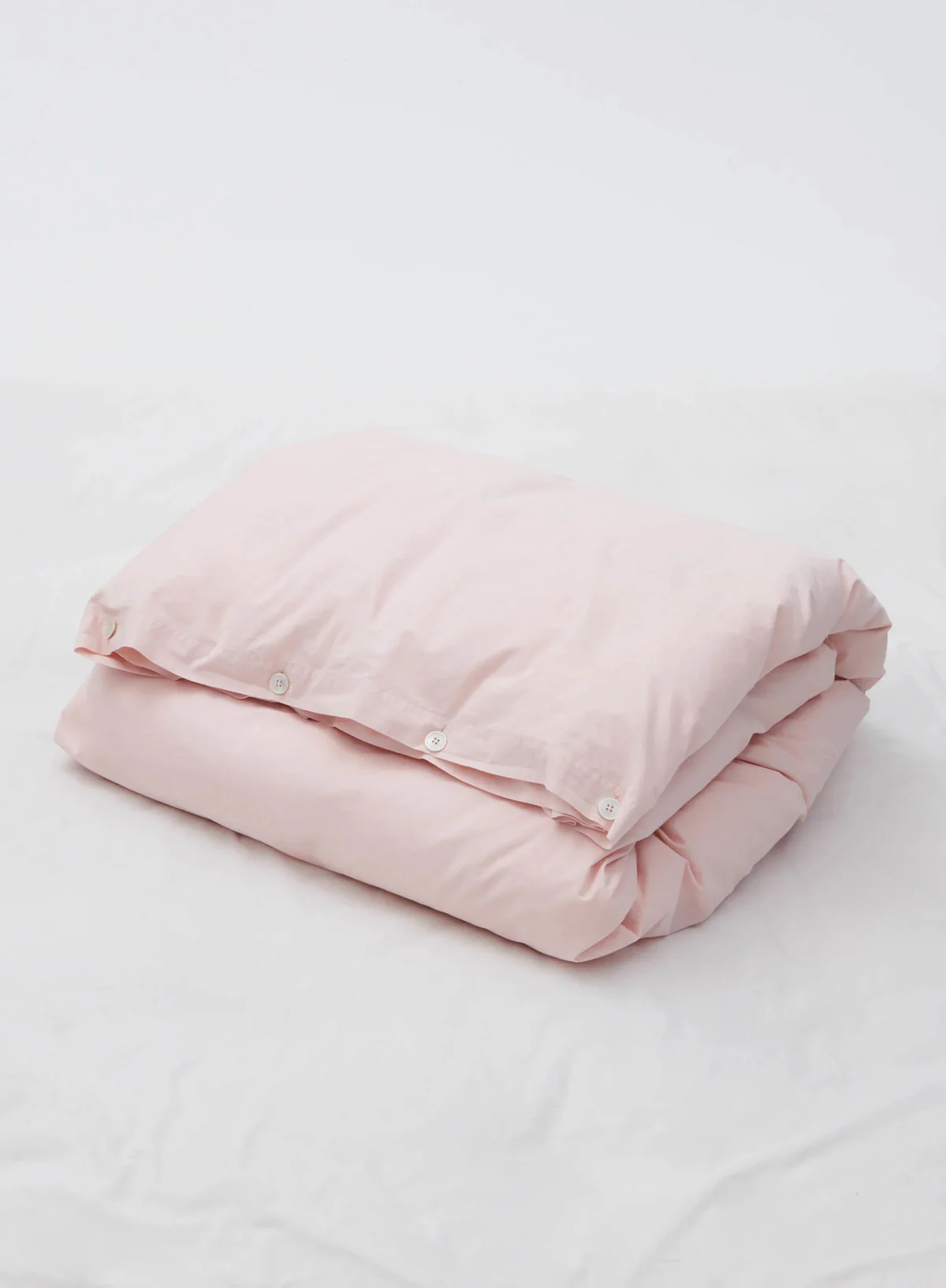 Double Duvet Cover - Petal Pink, 240x220 - Tekla