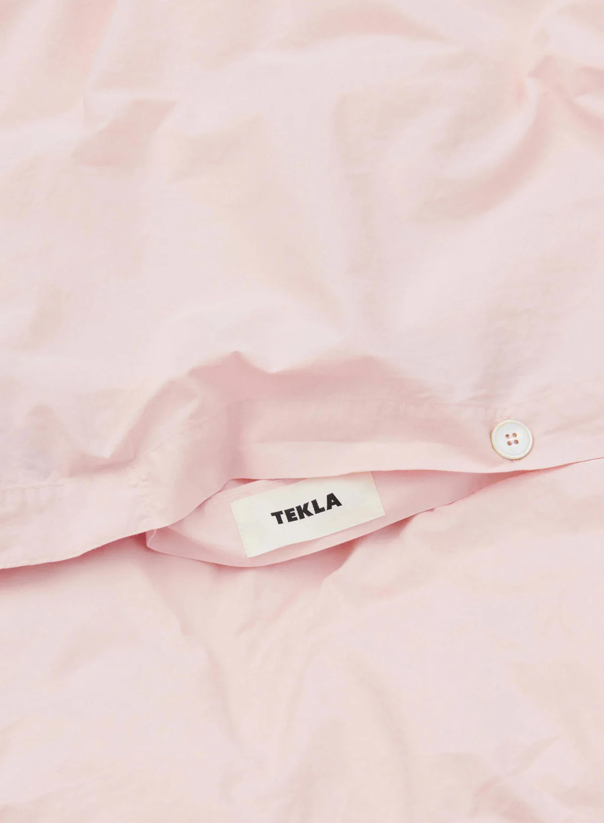 Double Duvet Cover - Petal Pink, 240x220 - Tekla - Image 4