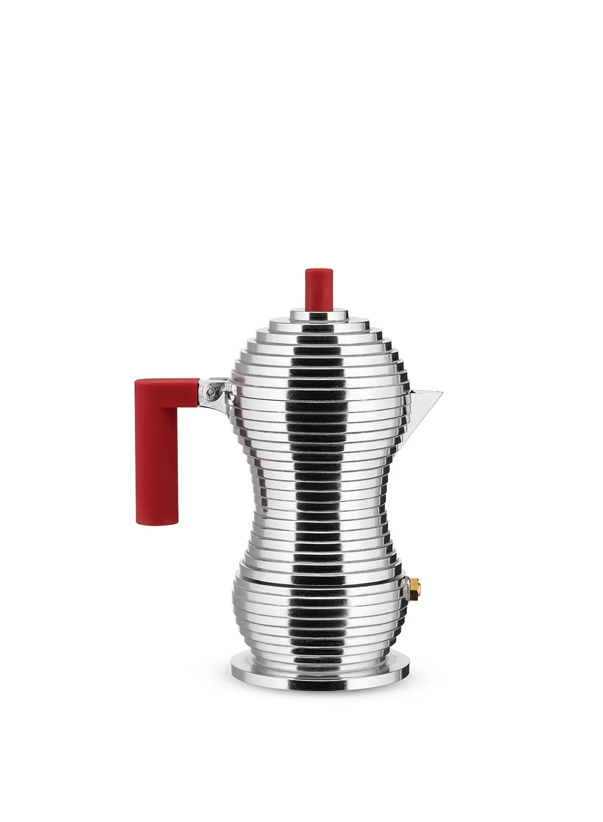 Espresso coffee maker Pulcina, 6 cups, Red - ALESSI - Image 2