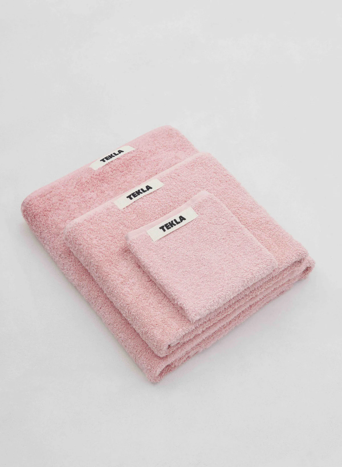 Hand Towel, Shaded Pink - Tekla - Image 3