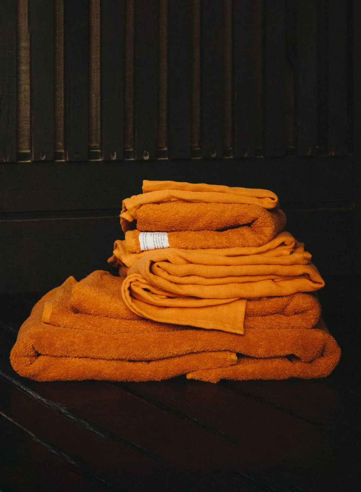 Heavy Towel, Burnt Orange, Bath Sheet - Frama - Image 2