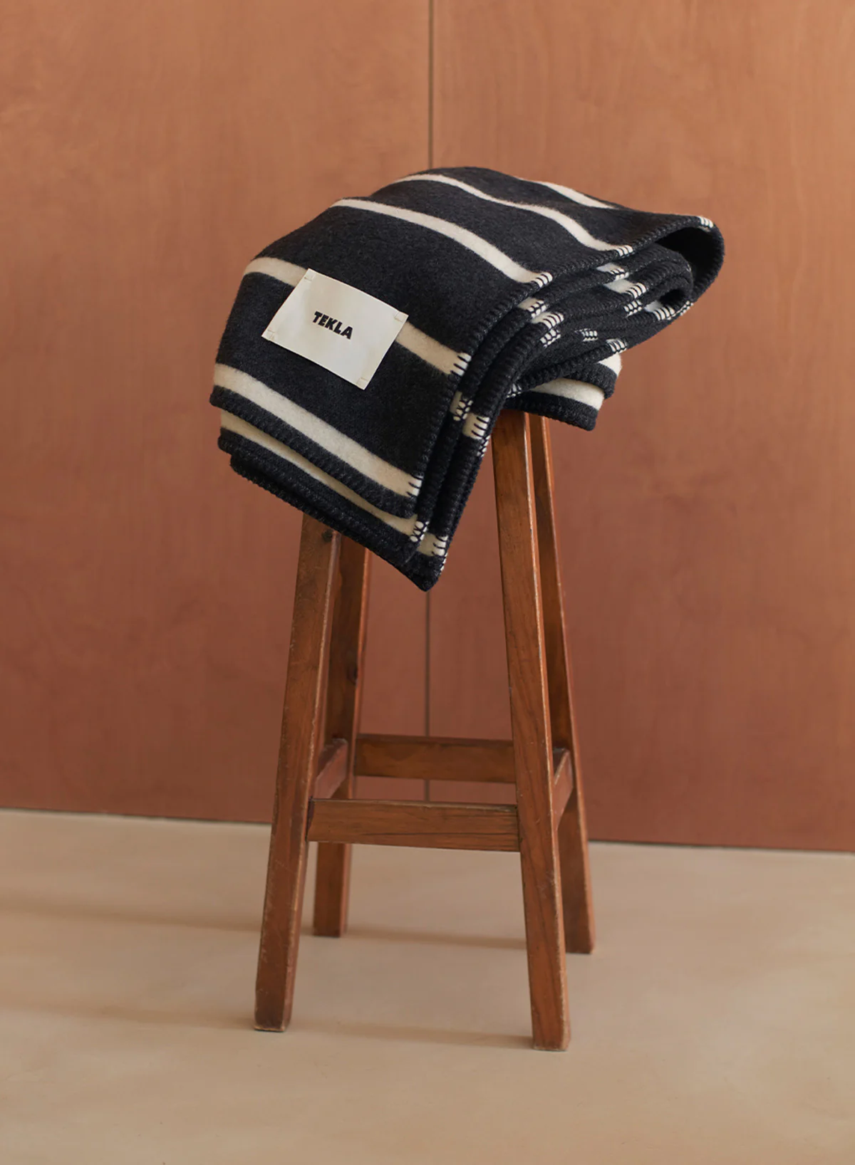 Lambswool Blanket, Starling Stripes - Tekla - Image 2