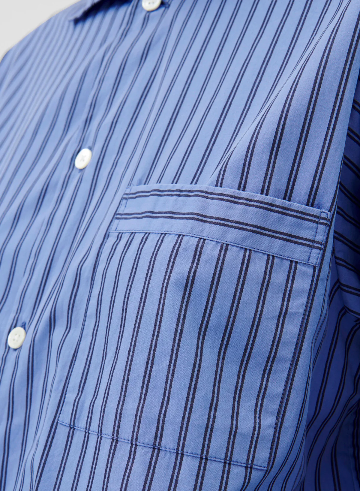 Long Sleeved Shirt, Boro Stripes - Tekla - Image 4