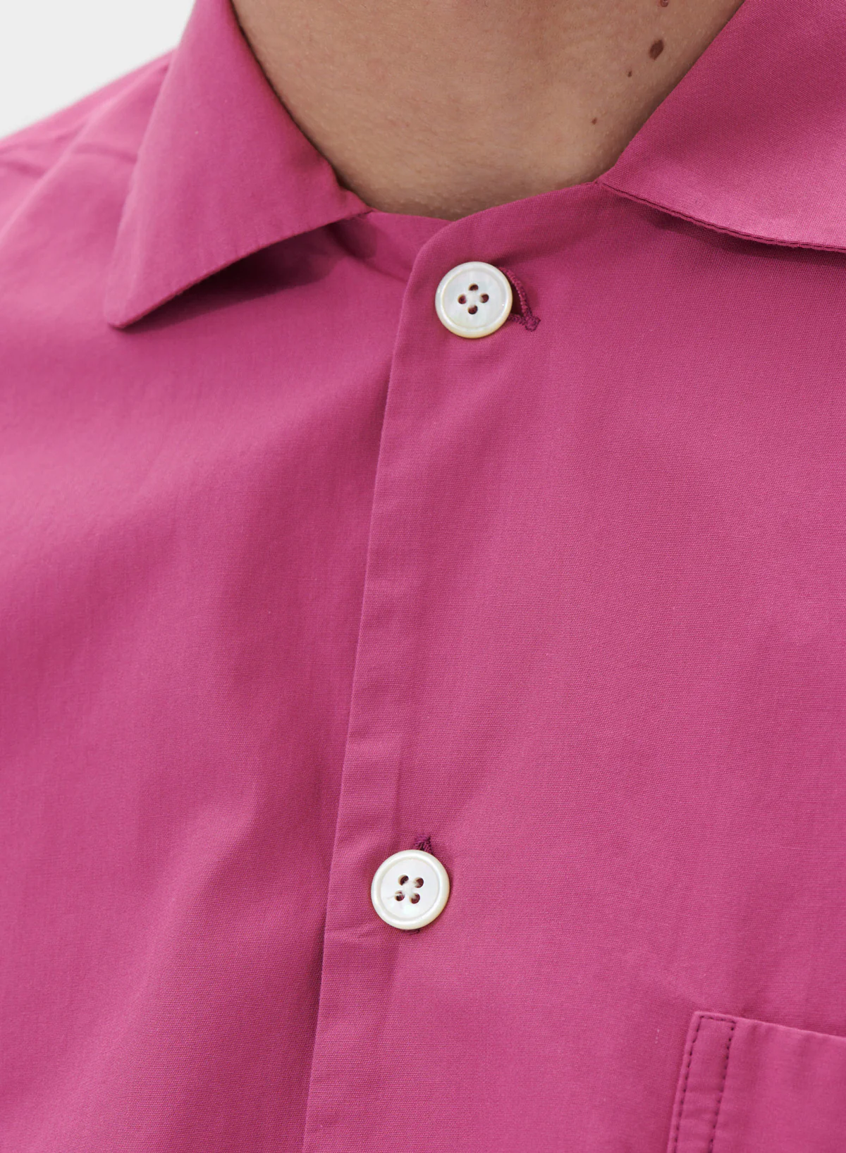Long Sleeved Shirt, Lingonberry - Tekla - Image 4