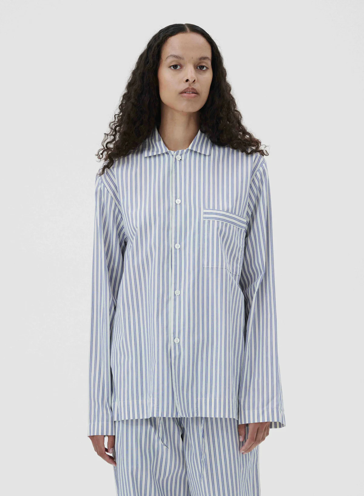 Long Sleeved Shirt, Skagen Stripes - Tekla - Image 2