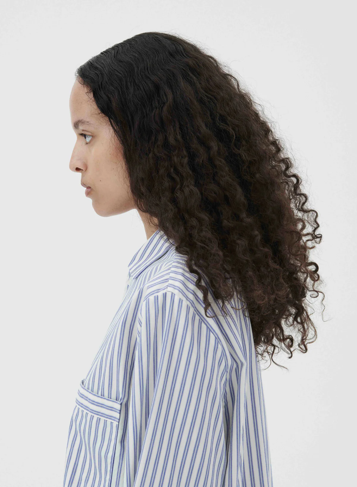 Long Sleeved Shirt, Skagen Stripes - Tekla - Image 3