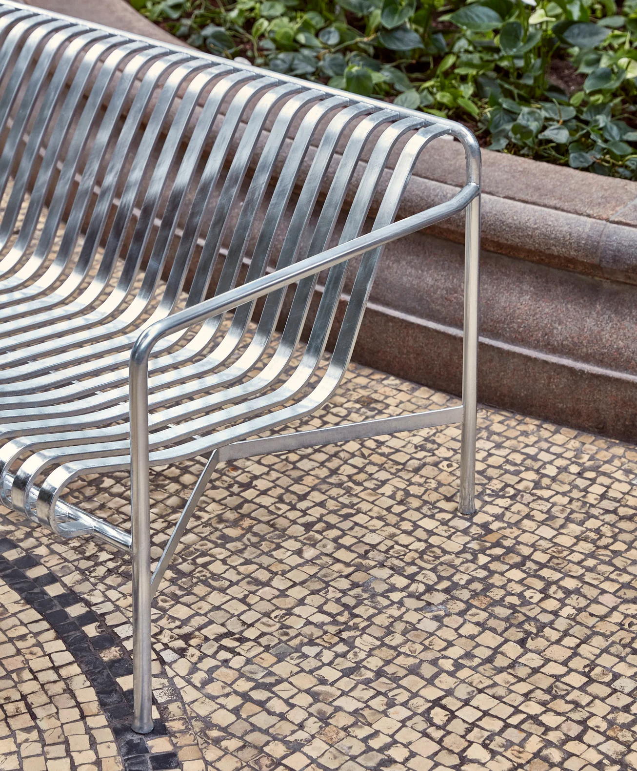 Palissade Lounge Sofa, Galvanised Steel - HAY - Image 3