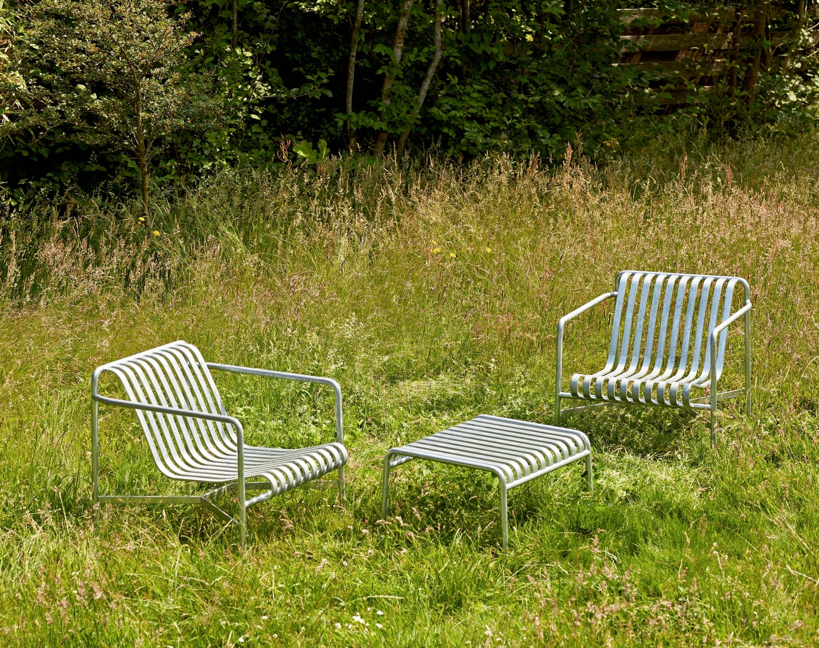 Palissade Ottoman, Galvanised Steel - HAY - Image 4