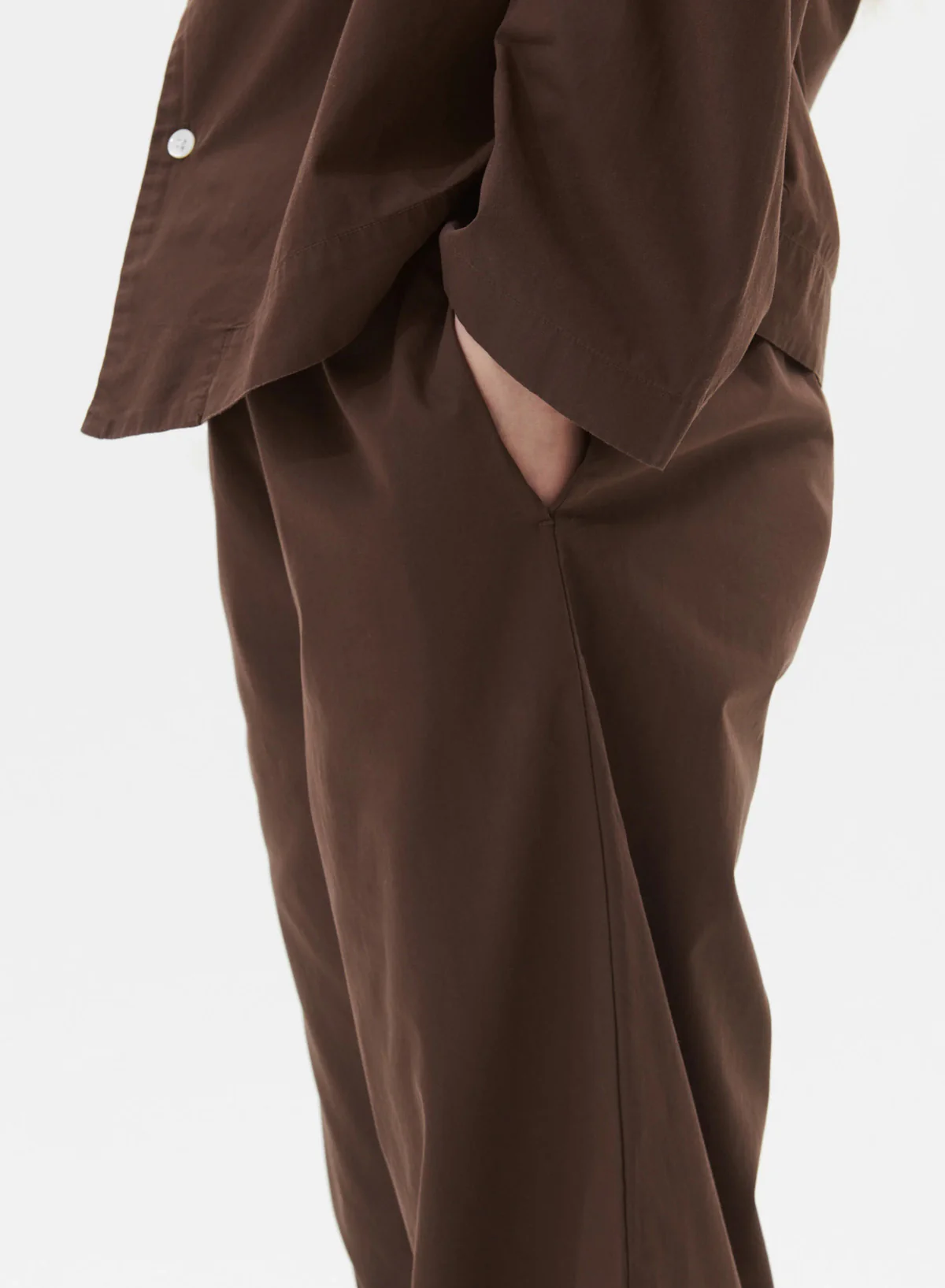 Pants - Coffee - Tekla - Image 5