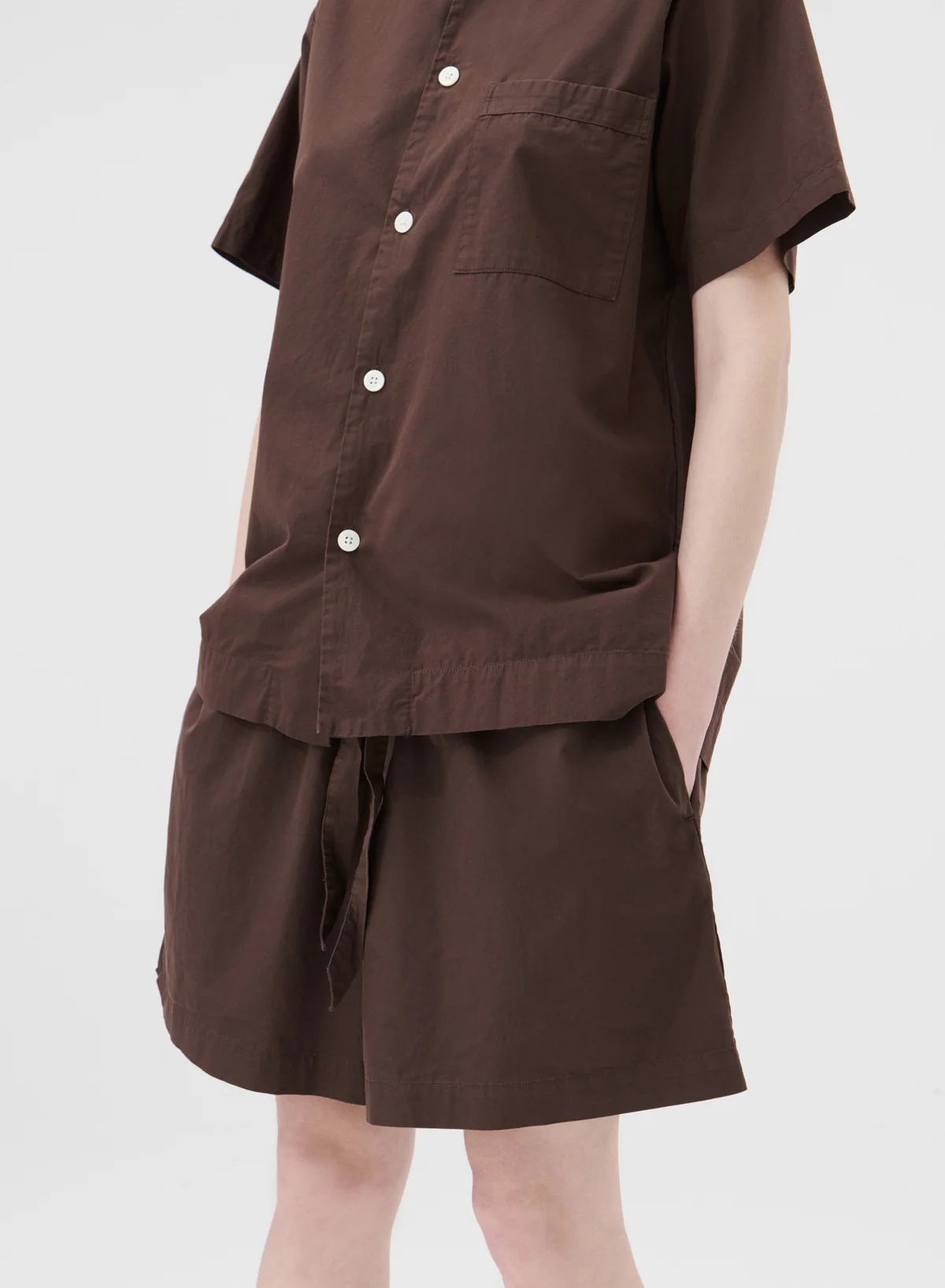 Shorts - Coffee - Tekla - Image 2