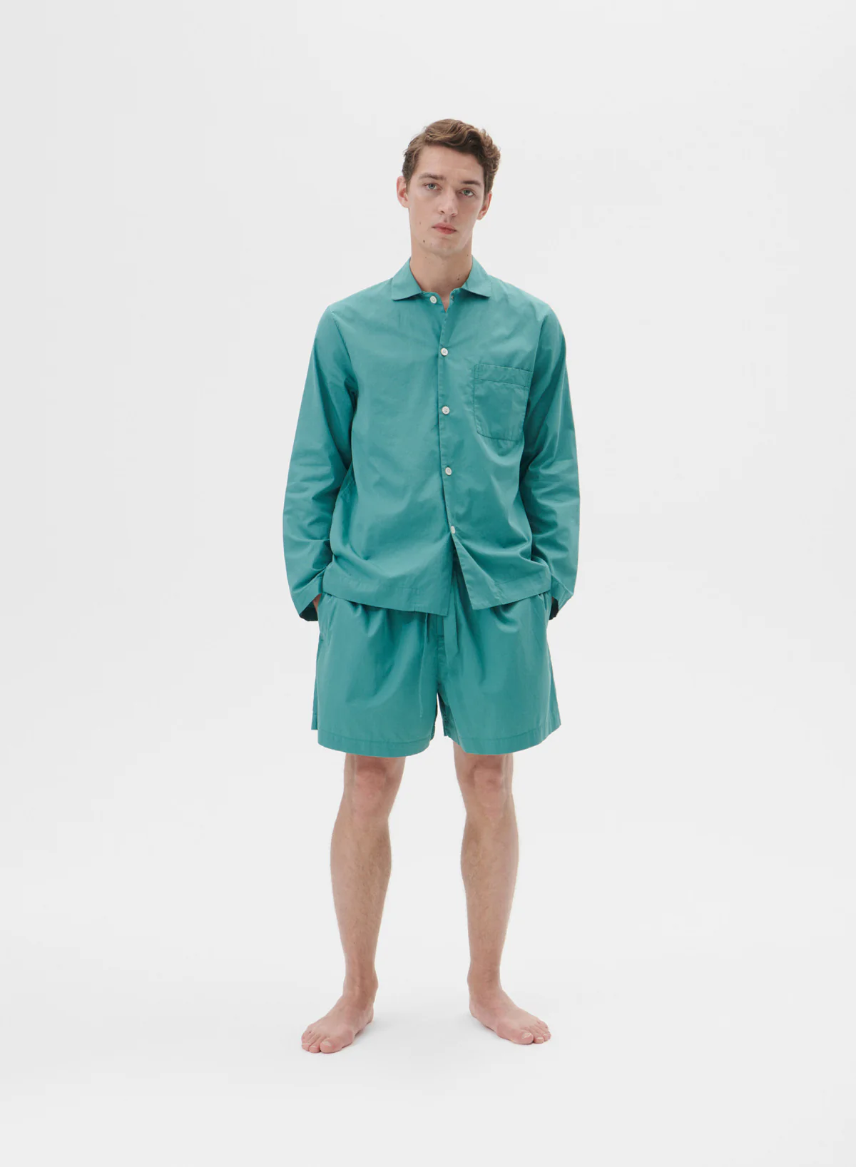 Shorts - Vintage Green - Tekla - Image 3