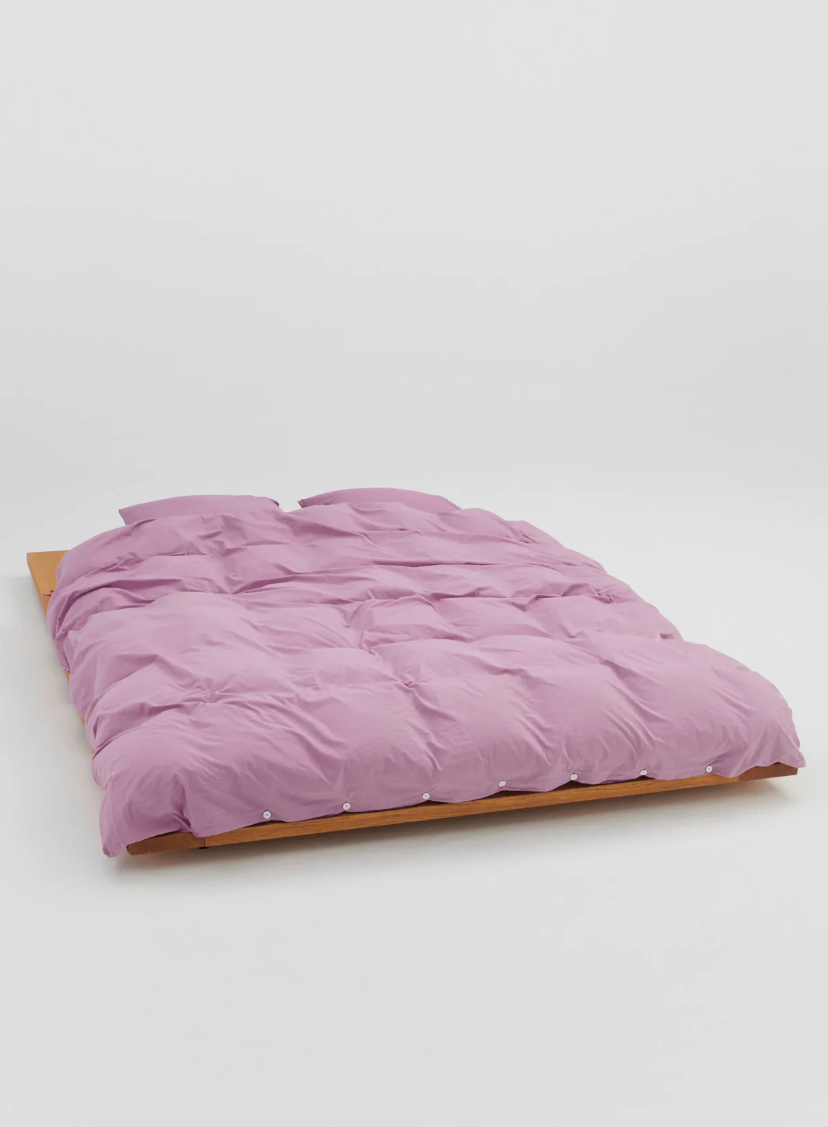 Single Duvet Cover - Mallow Pink, 140x200 - Tekla - Image 4