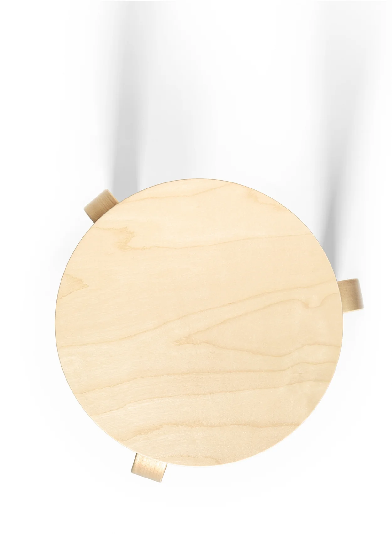 Stool 60, Legs Birch, Seat Birch - Artek - Image 4
