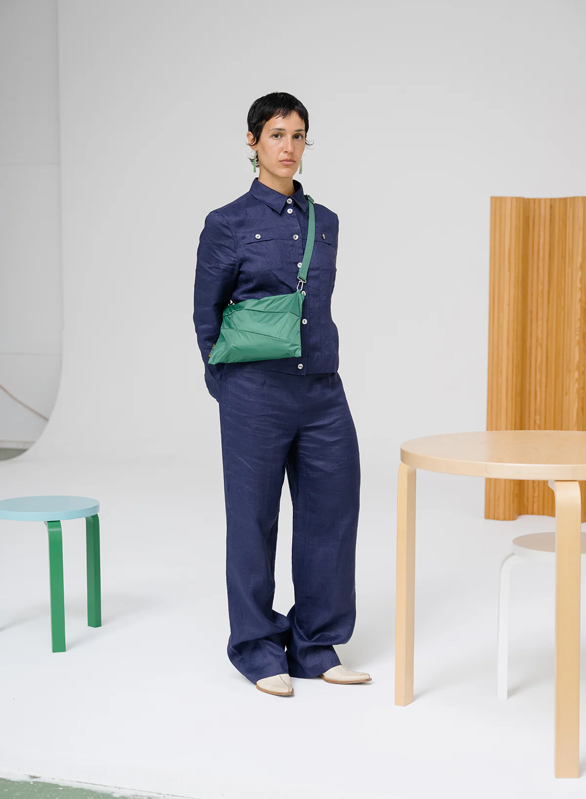 Stool 60, Legs David, Seat Francis - Artek - Image 4