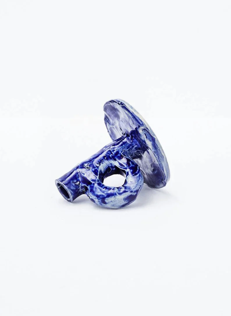 Studio Candlestick in Dark Blue - NIKO JUNE - Image 3