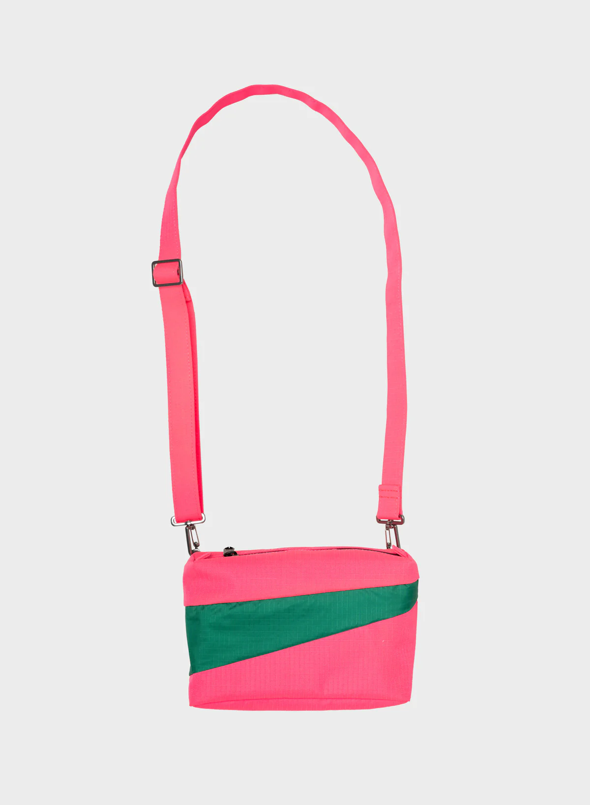 The New Bum Bag Fluo Pink & Seaweed Small