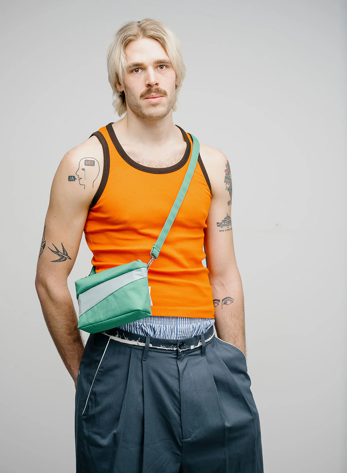 The New Bum Bag Holly Green & Surf Spray Small - Image 2