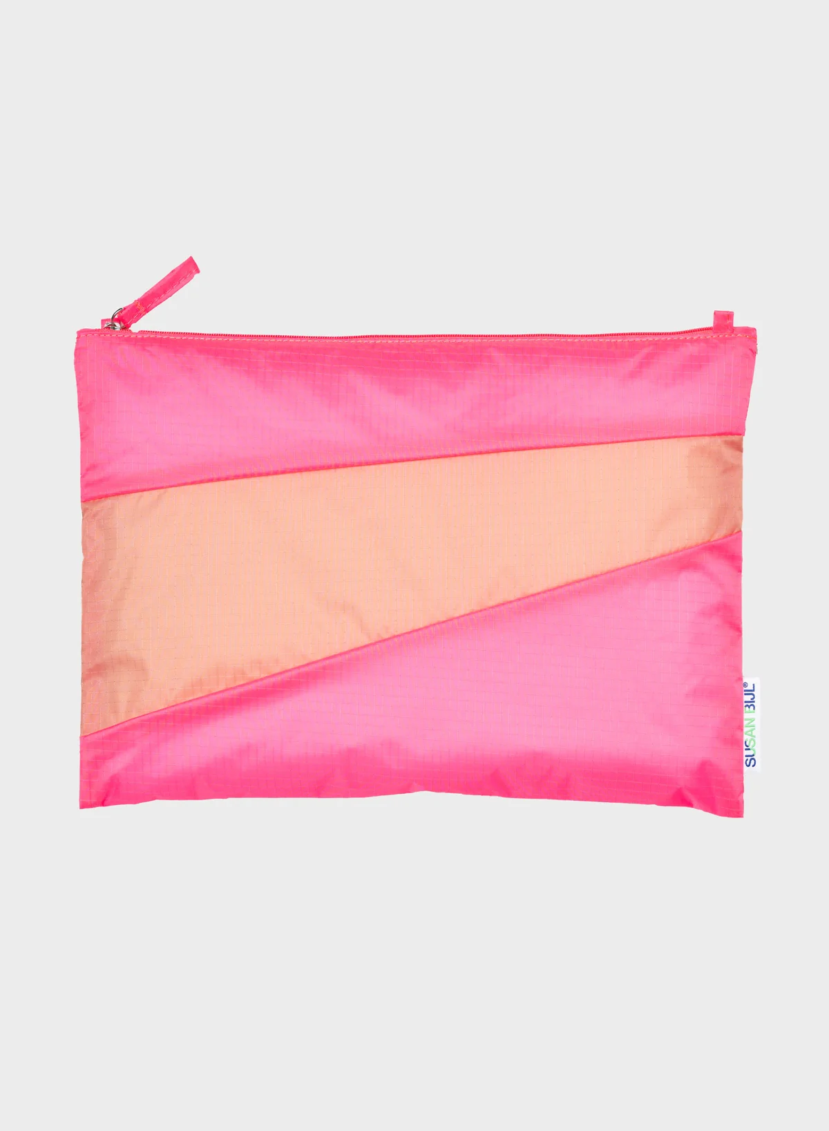 The New Pouch Fluo Pink & Try Large