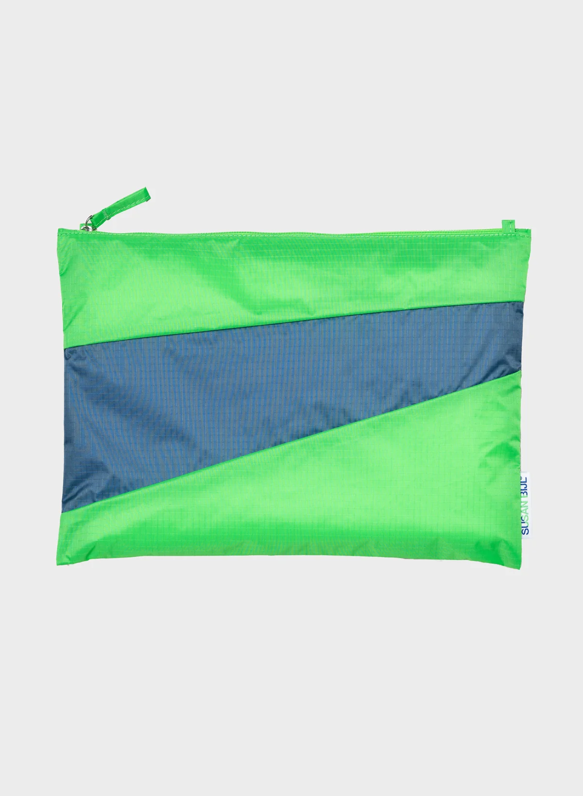 The New Pouch Greenscreen & Dark Petrol Large