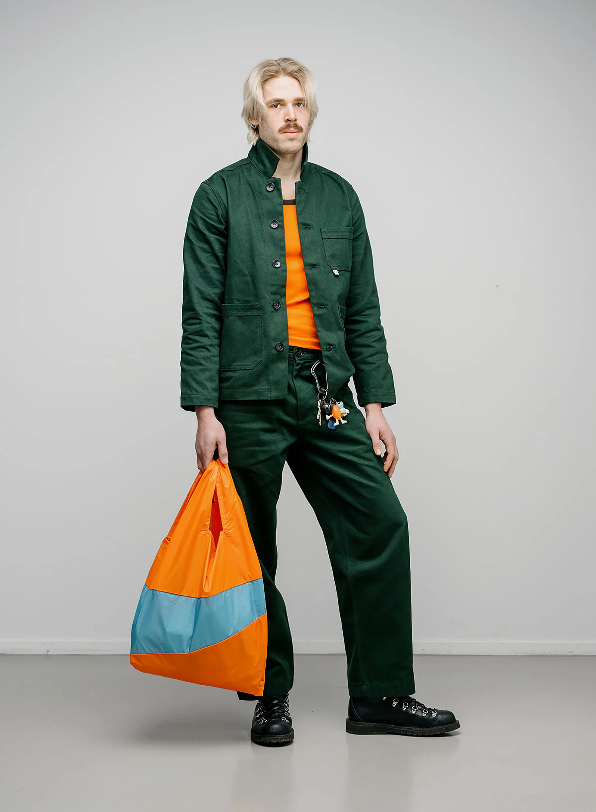 The New Shopping Bag Orange & Ocean Large - Image 2