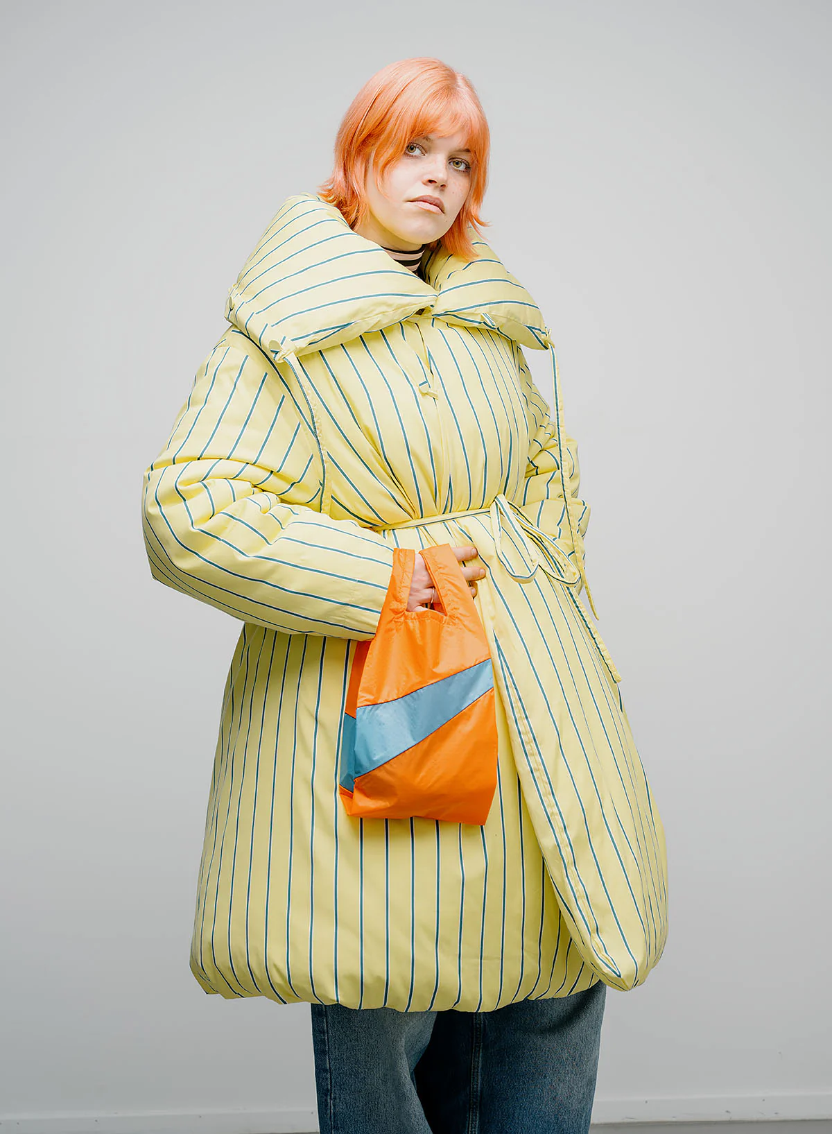 The New Shopping Bag Orange & Ocean Small - Image 2