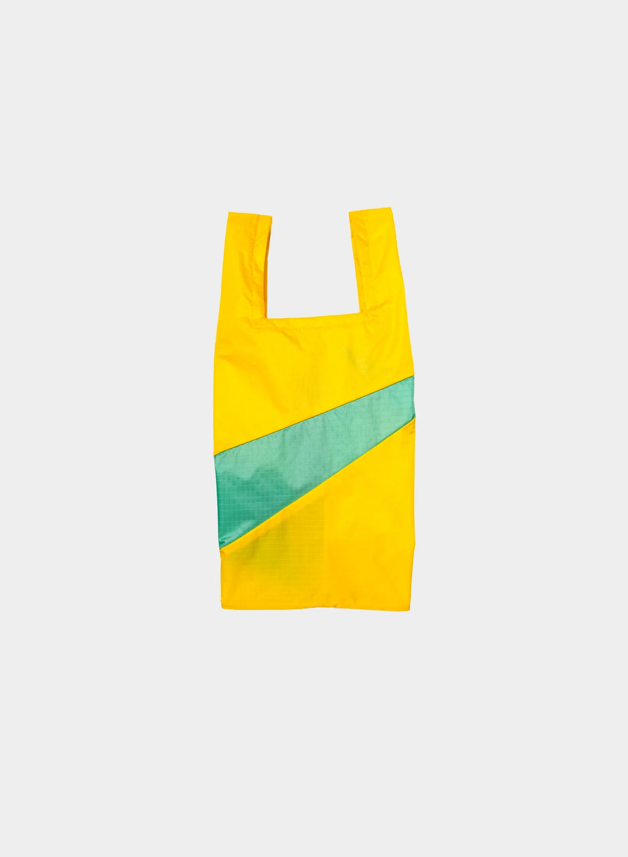 The New Shopping Bag Sunflower & Holly Green Small